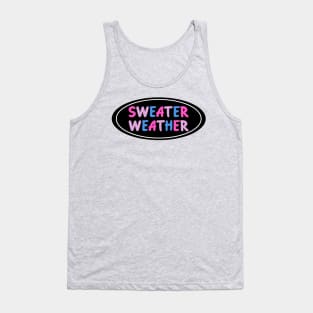 Sweater Weather - Bisexual Pride Tank Top